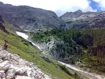 Krn ( 2244 metri ) dalla Val Lepena