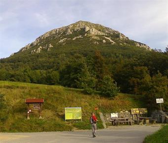 Suhi Vrh 1313 e Pleša 1262 per la via attrezzata meridionale (altopiano del Nanos - Slovenia)