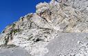 09-Il canalino attrezzato verso la cima della Creta Monumenz