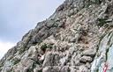 26-Piccoli salti rocciosi lungo la via normale alla Creta di Aip