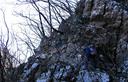 06-Piccola cengia rocciosa lungo il sentiero per Erbezzo