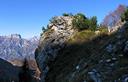 25-Il sentiero CAI n.973 sulle pendici settentrionali del monte Rodolino