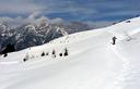 26-Il pascolo di casera Malins innevato