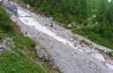 12-Attraversamento di un greto alla testata del vallone del rio Alpo