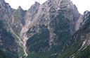 26-La forcella della Lavina dal lago superiore di Fusine