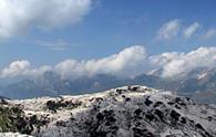 Bila Pec (sella) - panorama parziale verso l'altopiano del Canin