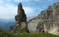 Anello di forcella Cimoliana da Pian Meluzzo