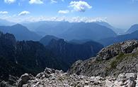 Sernio (monte) - panorama completo dalla antecima prossima alla vetta