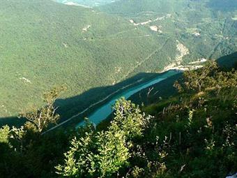 12-Vista sull’Isonzo (prima della centrale idroelettrica di Salcano)