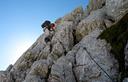 05-Gradino roccioso attrezzato lungo il sentiero Ceria Merlone
