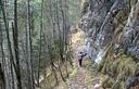 03-Il sentiero CAI n.422 sul versante occidentale del monte Forchiadice