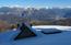 Panorama invernale dalla c.ra Avrint
