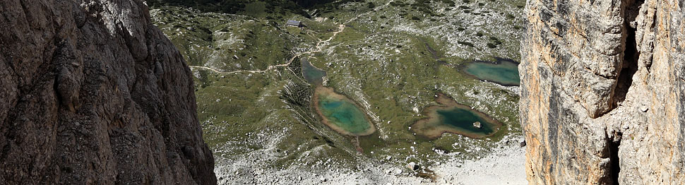 Piccoli laghi presso le sorgenti della Rienza