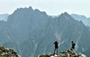 06-Lo Zuc del Bor e il monte Chiavals dalla cima del monte Cavallo di Pontebba