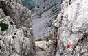 23-Intaglio roccioso lungo la via normale alla Creta di Aip