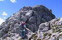 21-Lungo la cresta in prossimità della vetta del monte Pramaggiore