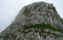 23-Il prima impegnativa paretina rocciosa lungo la discesa dalla cresta occidentale della Cima Manera