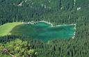 02-Il lago superiore di Fusine dal monte Svabezza