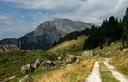 01-La carrareccia che da passo Pramollo sale a casera Auernig