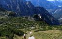 10-Lungo l'Alta Via CAI di Moggio verso la cresta del monte Chiavals