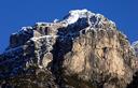 14-Il monte Pisimoni in aspetto invernale dalla val Resia
