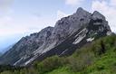 06-La cima occidentale del monte Salinchiet dalla cresta che lo collega a forca Pizzul