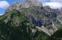 02-Il Pramaggiore ed il monte Rua dal passo di Chiavalli