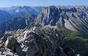 02-La sottile cresta sommitale del monte Chiadenis