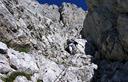 15-Colatoio nel tratto intermedio della ferrata del monte Chiadenis