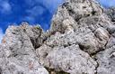 01-L'attacco della via normale alla Cima delle Cenge dalla forcella delle Cenge