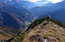 15-La valle del Degano dalla cresta del monte Chiadin