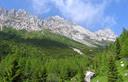 02-Le Crete di Chiampizzulon e il monte Pleros dal rifugio Chiampizzulon