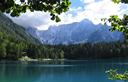 08-Il lago inferiore di Fusine ed il Mangart