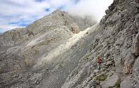 Cima di Mezzo dal passo di Monte Croce Carnico