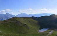 Zoufplan (laghi di) - panorama parziale dalle pendici del Cimone di Crasulina