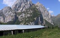 Sissanis di sotto (casera) - panorama parziale verso la val Fleons