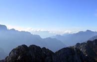 Due Pizzi (monte) - panorama completo dalla cima occidentale