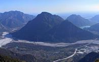 Amariana (monte) - panorama parziale dalle pendici meridionali