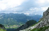 Cadini (forcella dei) - panorama parziale sul versante sappadino