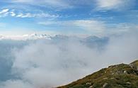 Tinisa (monte) - panorama completo dalla vetta orientale