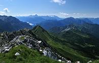 Zermula (monte) - panorama completo dalla vetta orientale