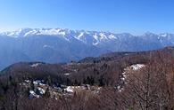 Calzano (monte) - panorama parziale dalle pendici verso il Pusti Gost