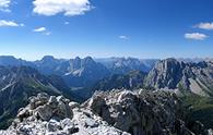 Chiadenis (monte) - panorama completo dalla vetta