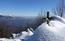 La piccola cima innevata del Monte San Martino