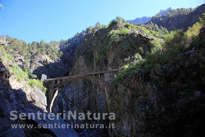 16-Ponte per la conduttura d'acqua - Barranco de las Angustias