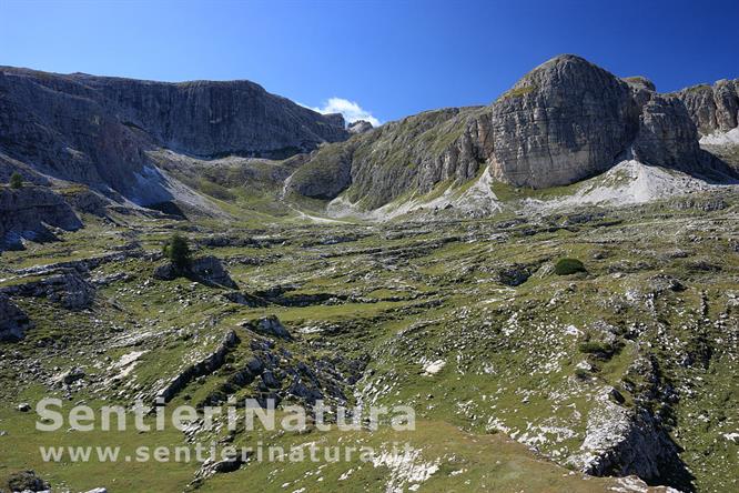 13-Le vaste praterie alpine ai piedi del Col Toronn