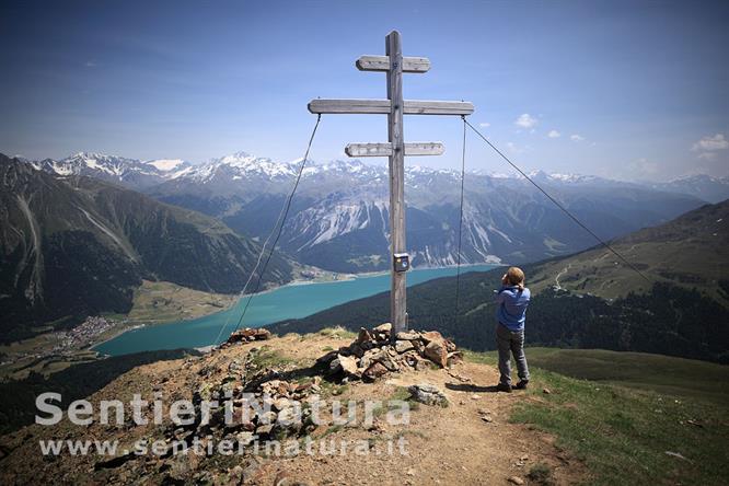 15-La particolare croce di vetta dell'Ausserer Nockenkopf