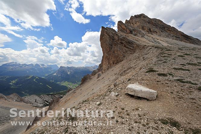 17-Il Piz de Medesc dalla forcella