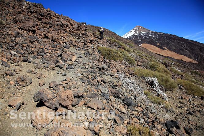 09-Presso il bordo del cratere del Pico Viejo; sullo sfondo il Teide