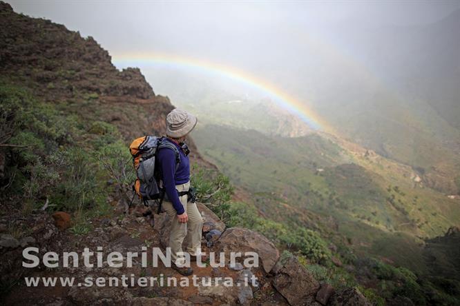 16-Doppio arcobaleno sul barranco di Benchijigua 